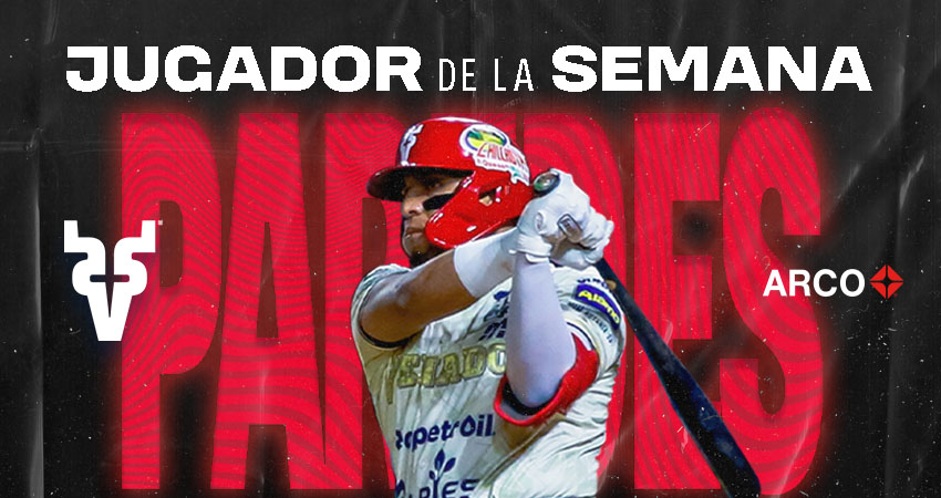 ISAAC PAREDES JUGADOR DE LA SEMANA EN LA LIGA ARCO MEXICANA DEL PACÍFICO